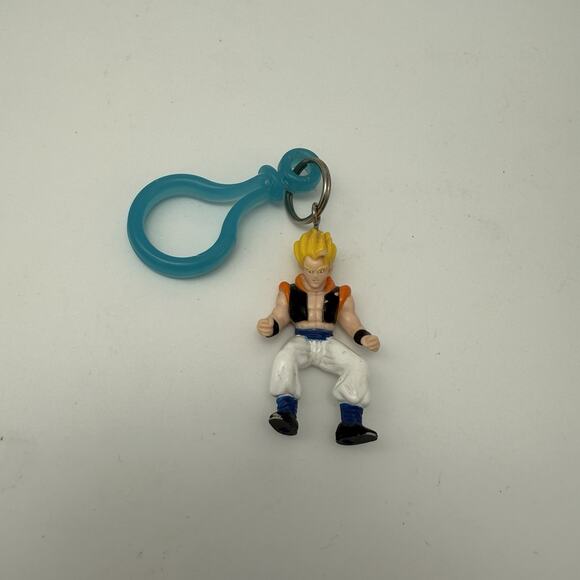 2pc Vintage Super Saiyan Vegito & Gogeta Dragon Ball Z Mini Figure Keychain 2.5" - Picture 7 of 9